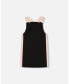 ფოტო #2 პროდუქტის Big Girls Jumper Dress With Contrast Band Black