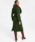Фото #4 товара Women's Wool Blend Belted Coat