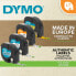 Dymo LT Metallic - Black on metallic - Polyester - DYMO - LetraTag 100T - LetraTag 100H - 1.2 cm - 4 m