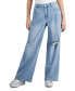 Фото #1 товара Juniors' High-Rise Wide-Leg Comfy Jeans