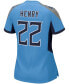 Фото #2 товара Women's Derrick Henry Light Blue Tennessee Titans Game Jersey