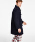 ფოტო #2 პროდუქტის Men's Modern-Fit Solid Overcoat