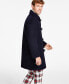 Men's Modern-Fit Solid Overcoat