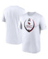 Фото #4 товара Men's White Arizona Cardinals Icon Legend Performance T-shirt