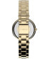 ფოტო #3 პროდუქტის Women's City Gold-Tone Low Lead Brass Bracelet Watch 32mm