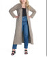 ფოტო #1 პროდუქტის Plus Size Long Duster Open Front Knit Cardigan Sweater