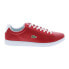 Фото #1 товара Lacoste Hydez 0721 1 P SMA Mens Red Leather Lifestyle Sneakers Shoes