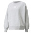 Фото #3 товара Puma Classics Oversized Crew Neck Long Sleeve Sweatshirt Womens Grey 533512-04