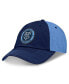 Фото #1 товара Men's Navy/Sky Blue New York City FC Iconic Blocked Fundamental Adjustable Hat