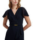 Фото #4 товара Платье Ralph Lauren с поясом и рукавами-фонариками