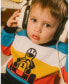 ფოტო #3 პროდუქტის Toddler Boys Multicolor Striped Sweater With Karting Jacquard - Toddler|Child