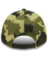 Фото #3 товара Men's Camo Miami Marlins 2022 Armed Forces Day 9Forty Snapback Adjustable Hat
