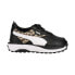 Фото #2 товара Puma Cruise Rider Summer Roar Lace Up Toddler Girls Black Sneakers Casual Shoes