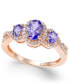 Tanzanite/Rose Gold