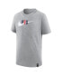 Big Boys Heather Gray Paris Saint-Germain Swoosh T-shirt