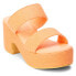 Фото #3 товара BEACH by Matisse Ocean Ave Platform Womens Orange Casual Sandals OCEANAVE-845
