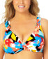 Фото #1 товара Anne Cole 276914 Print Underwire Twist Bikini Top Women's Swimsuit, 22W, Multi