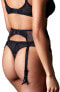 Journelle 297201 Women Isabel Suspender Belt Black Size MD - фото #2