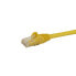 Фото #3 товара StarTech.com 50cm CAT6 Ethernet Cable - Yellow CAT 6 Gigabit Ethernet Wire -650MHz 100W PoE RJ45 UTP Network/Patch Cord Snagless w/Strain Relief Fluke Tested/Wiring is UL Certified/TIA - 0.5 m - Cat6 - U/UTP (UTP) - RJ-45 - RJ-45