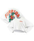 Фото #1 товара Women's White Florida Gators Raw Hem Cropped Long Sleeve T-shirt