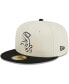 Фото #1 товара Men's Stone, Black Chicago White Sox Chrome 59FIFTY Fitted Hat