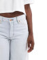 Wrangler wide leg fit jeans in light bleach blue