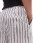 Topshop stripe tailored short in mono