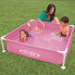 Фото #7 товара Детский бассейн Intex Mini Frame квадратный розовый 122x122x30 см
