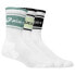 ASICS Logo Crew socks 3 pairs Разноцветный, EU 39-42 - фото #1