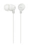 Sony MDR-EX15LP - Headphones - In-ear - Music - White - 1.2 m - Wired