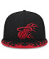 Фото #2 товара Men's Black Miami Heat 2024 NBA All-Star Game Rally Drive Flames 9FIFTY Snapback Hat