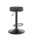 Фото #1 товара Dax Backless Faux Leather Adjustable Bar Stool