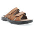 Propet Vero Slide Mens Brown Casual Sandals MSV003LTAN