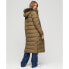 SUPERDRY Faux Fur Longline puffer jacket