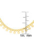 ფოტო #2 პროდუქტის Gold Plated Dangling Discs Necklace