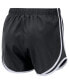 Women's Black Ohio State Buckeyes Team Tempo Performance Shorts