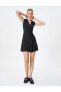 Фото #1 товара Платье безрукавное Koton Mini Pileli Drapeli Gömlek Elbise