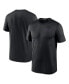 ფოტო #1 პროდუქტის Men's Black Colorado Rockies Authentic Collection Early Work Tri-Blend Performance T-Shirt