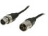 Фото #1 товара C2G 40059 Pro-Audio XLR Male to XLR Female Cable, Black (6 Feet, 1.82 Meters)