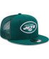 Фото #3 товара Men's Green New York Jets Classic Trucker 9FIFTY Snapback Hat