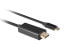 Фото #4 товара Lanberg CA-CMDP-10CU-0030-BK - 3 m - USB Type-C - DisplayPort - Male - Male - Straight