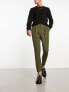 Фото #2 товара ASOS DESIGN tapered smart trouser in forest green