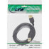 Фото #6 товара InLine USB 2.0 Flat Cable Type A male / female gold plated black 1.5m