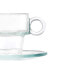 Фото #3 товара Чашка с тарелкой Прозрачный Cтекло 90 ml (6 штук)