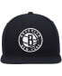 Фото #3 товара Men's Black Brooklyn Nets Ground 2.0 Snapback Hat