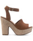 ფოტო #2 პროდუქტის Women's Fey Espadrille Platform Sandals, Created for Macy's