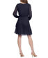 Фото #2 товара Women's Long-Sleeve V-Neck Dress