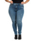 Фото #1 товара Plus Size High Rise Skinny Jeans