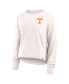 Фото #3 товара Branded Women's White Tennessee Volunteers Kickoff Full Back Long Sleeve T-Shirt