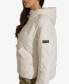 Women's Cropped Hooded Diamond Quilted Coat